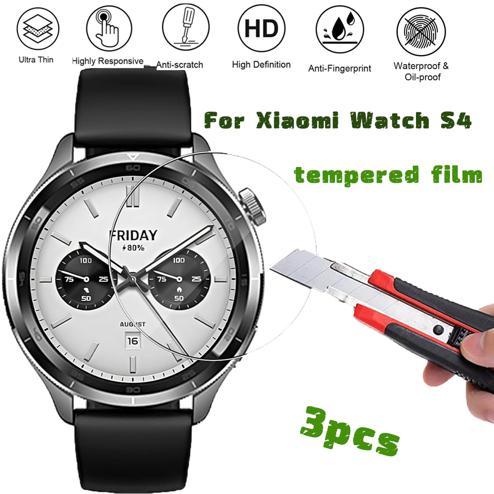 Xiaomi Smartwatch S4 Accessories - 3PCS 강화 유리 Smartwatch 화면 보호기
