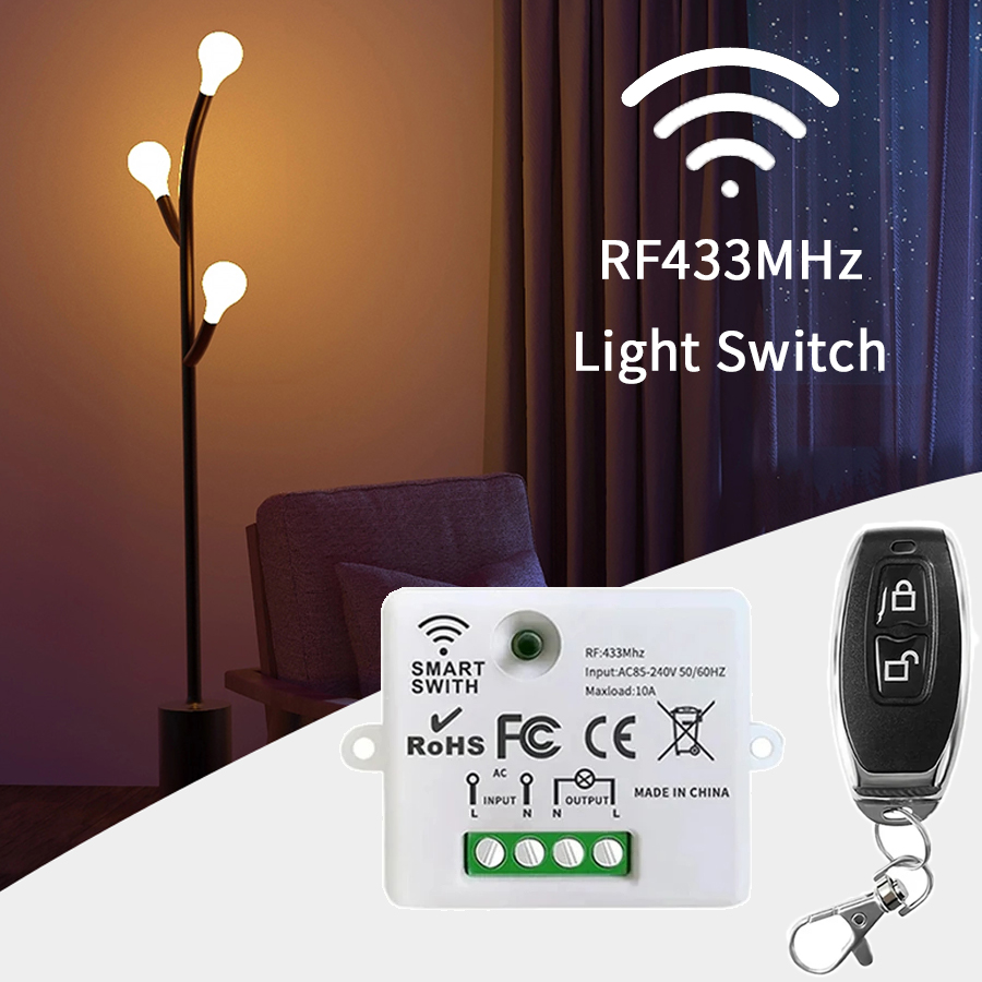 Smart Accessories - RF 433MHz 무선 원격 제어 스위치
