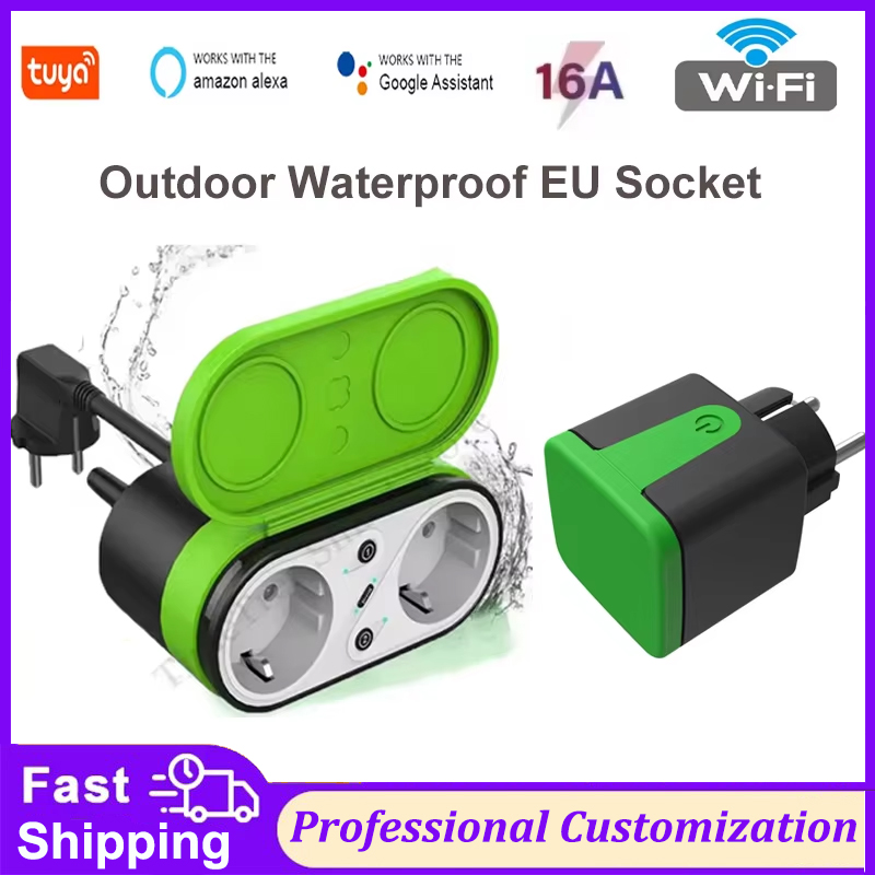 Smart Accessories - 투야 EU 16A 와이파이 스마트 실외