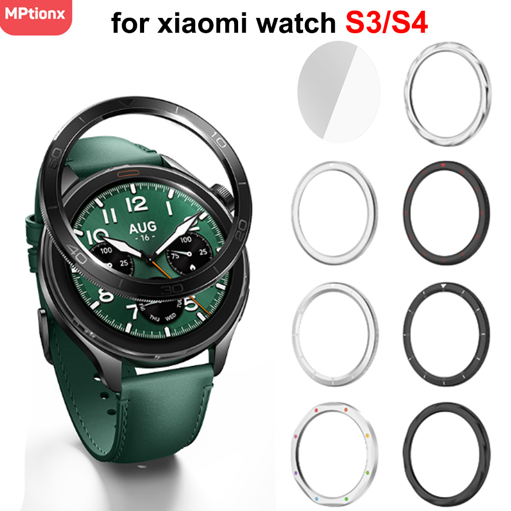 Xiaomi Smartwatch S4 Accessories - Xiaomi Watch S4/S3 용 금속 베젤