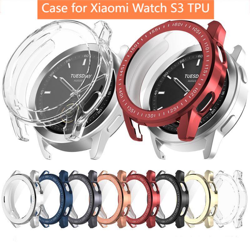 Xiaomi Smartwatch S4 Accessories - 샤오미 워치 S3용 케이스 TPU 스크래치