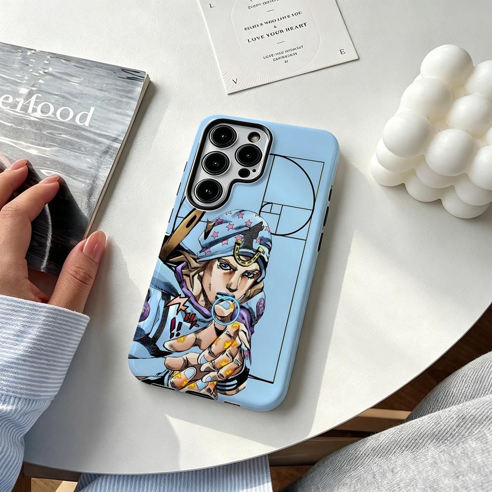 Samsung Galaxy S24 - 핫 쿨 애니메이션 J-JOJO 스틸볼런 폰