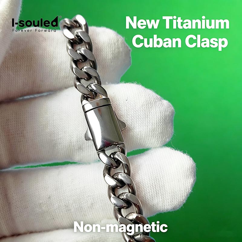 남성용 7mm 티타늄 쿠반 링크 체인 팔찌, 의료용 등 - Ceramic Link Bracelet 리뷰 및 가격
