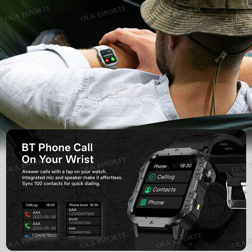 2026 군용 아웃도어 스마트워치 남성용 GPS 손전등 - Smartwatch X12 리뷰 및 가격