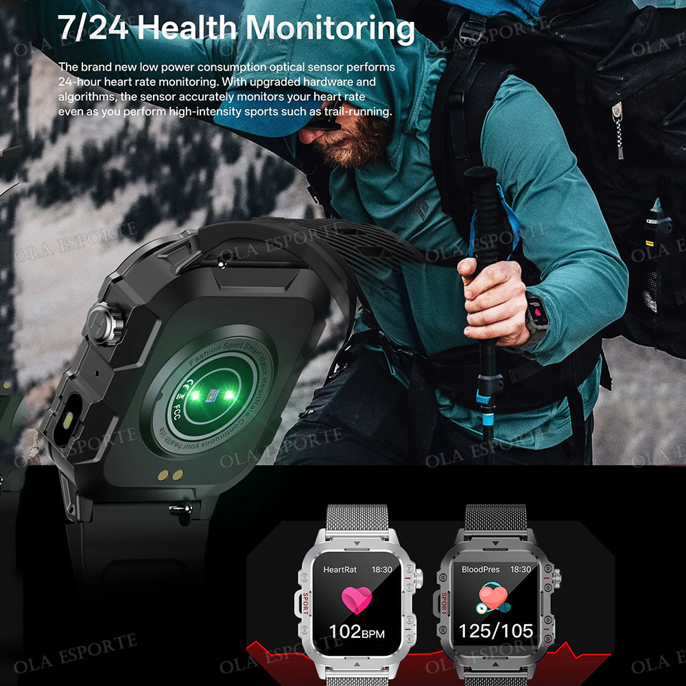 2026 군용 아웃도어 스마트워치 남성용 GPS 손전등 - Smartwatch X12 리뷰 및 가격