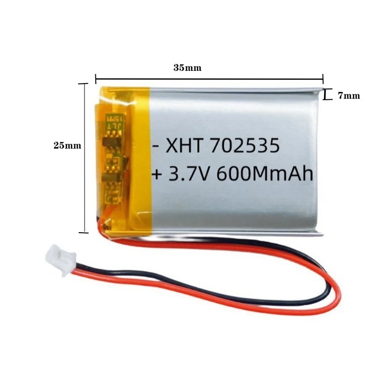 702535 3.7V 600mAh 리튬 폴리머 배터리  - Smartwatch Headset 리뷰 및 가격
