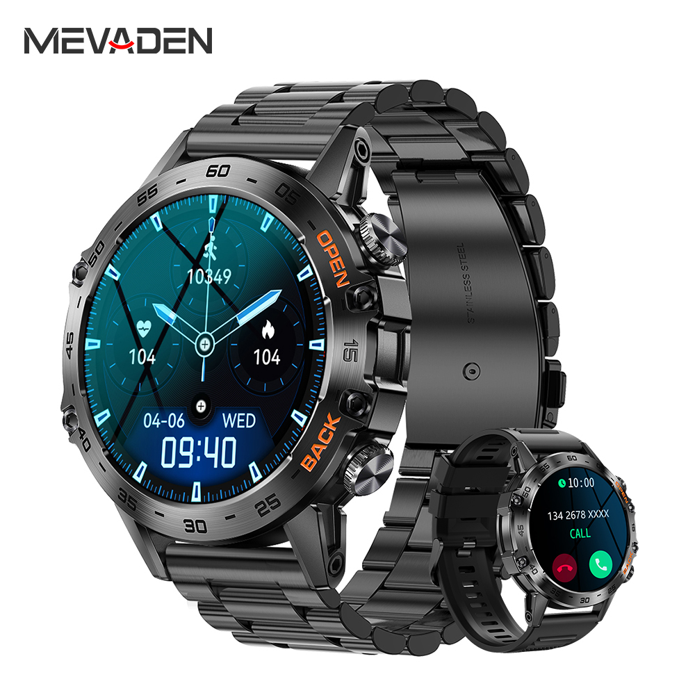MEVADEN 스틸 1.39인치 남성용 고급 스마트워치 - Smartwatch Face 리뷰 및 가격