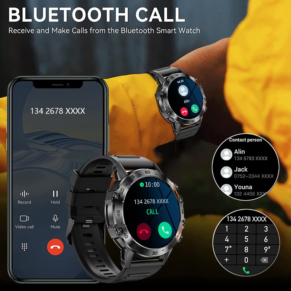 MEVADEN 스틸 1.39인치 남성용 고급 스마트워치 - Smartwatch Face 리뷰 및 가격