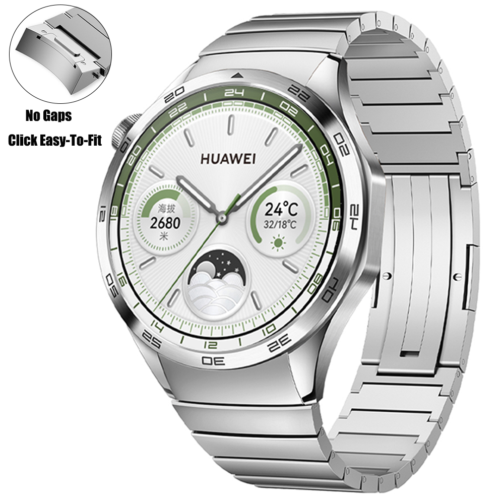 화웨이 워치용 공식 메탈 스틸 스트랩, GT 4 46m - Titan Smartwatch Accessories 리뷰 및 가격