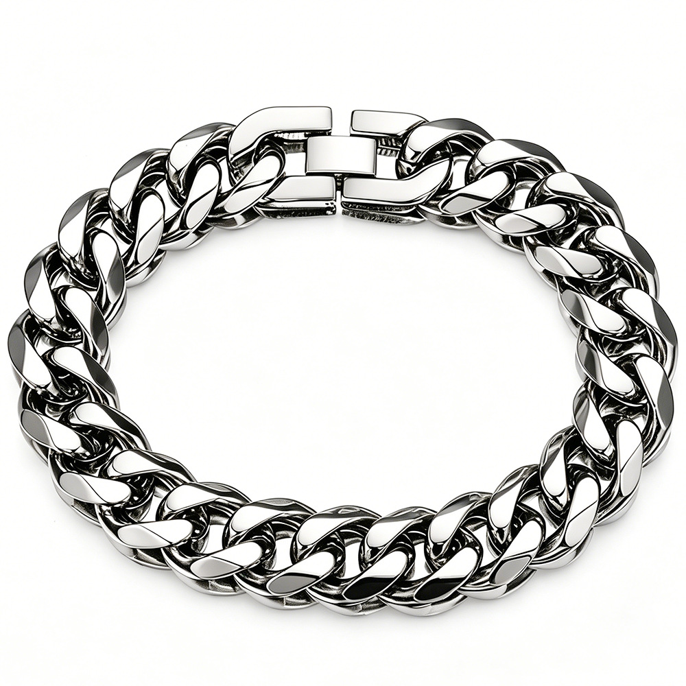 9MM-15MM 광택 마감 316L 스테인리스 스틸 쿠 - Ceramic Link Bracelet 리뷰 및 가격