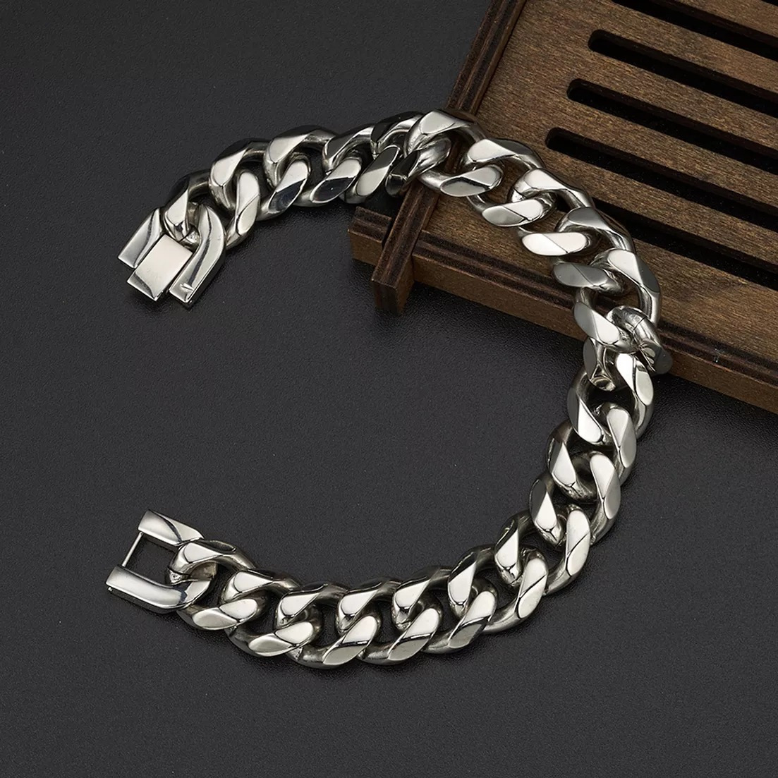 9MM-15MM 광택 마감 316L 스테인리스 스틸 쿠 - Ceramic Link Bracelet 리뷰 및 가격