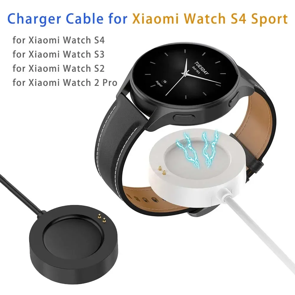 흰색 스마트워치 충전 케이블 - Xiaomi Watch - Xiaomi Smartwatch S4 Accessories 리뷰 및 가격