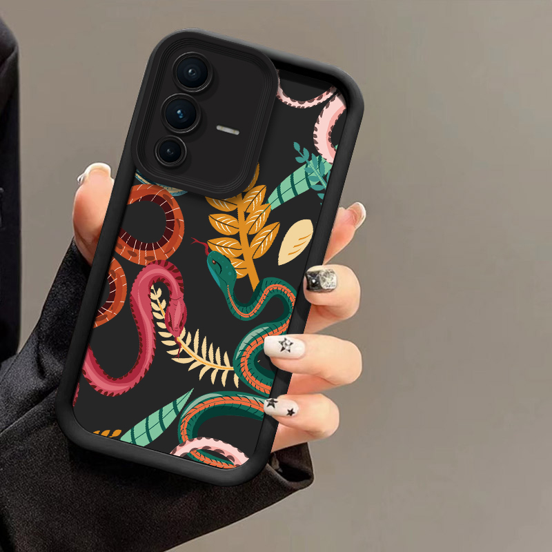 럭셔리 뱀피 무늬 폰 케이스 (비보 V70 FE V60 - Vivo V40 리뷰 및 가격