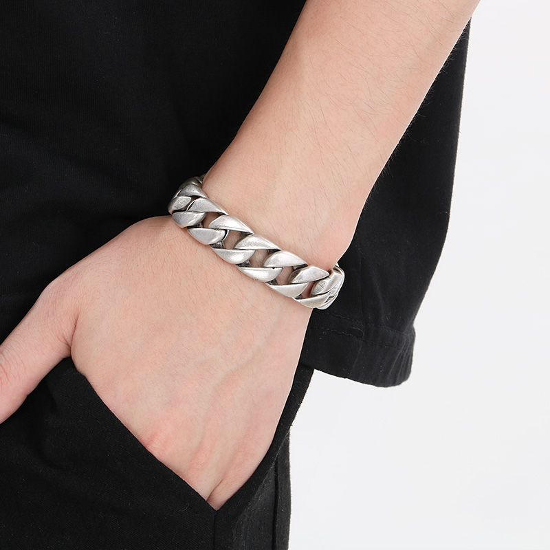 KALEN 빈티지 스테인레스 스틸 쿠바 체인 팔찌 남성 - Ceramic Link Bracelet 리뷰 및 가격