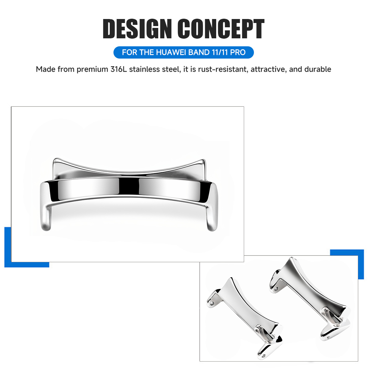 화웨이 시계 5 42mm 스마트워치용 2개 어댑터 화웨 - Watch Band Connector 리뷰 및 가격