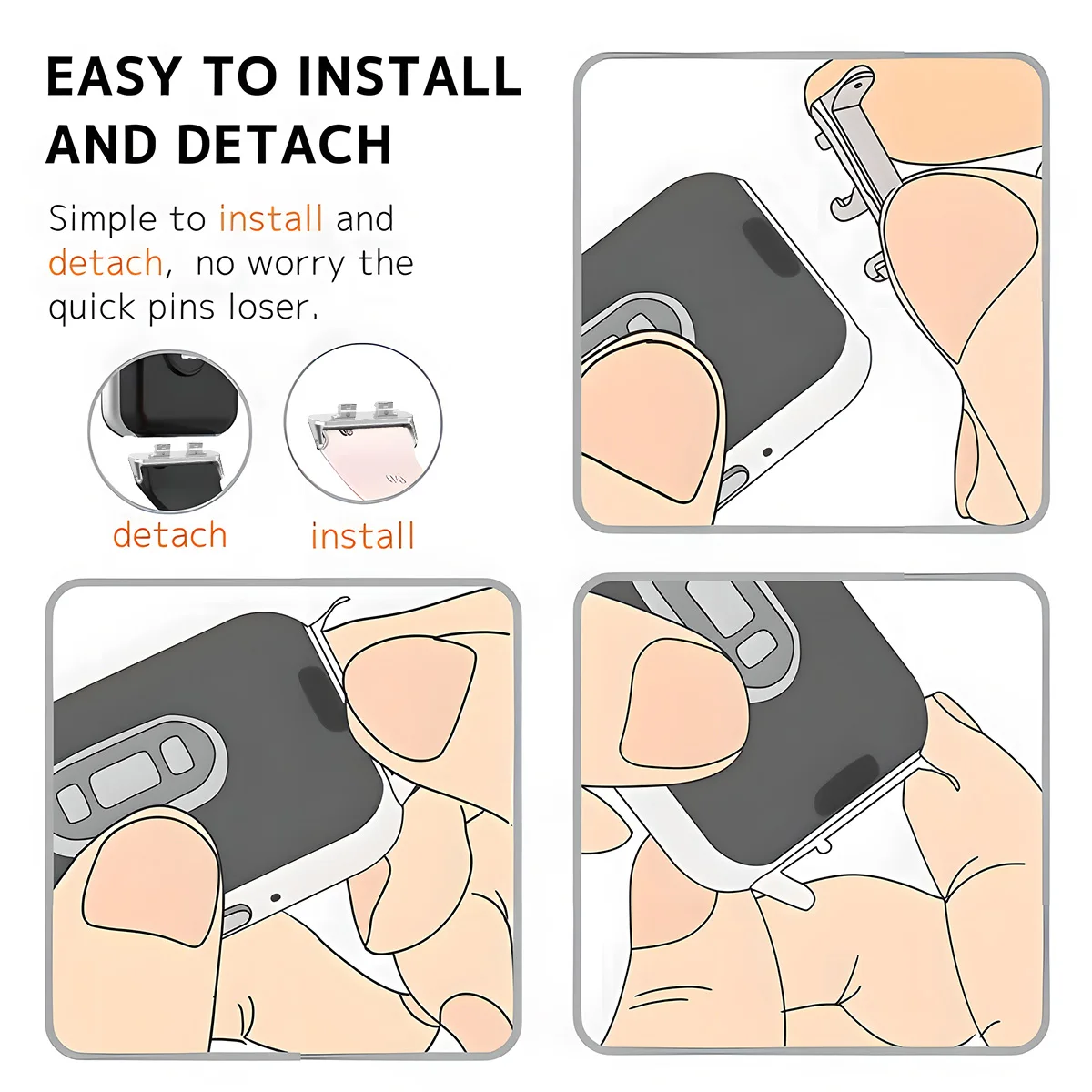 화웨이 시계 밴드 용 스테인레스 스틸 금속 액세서리 1 - Watch Band Connector 리뷰 및 가격